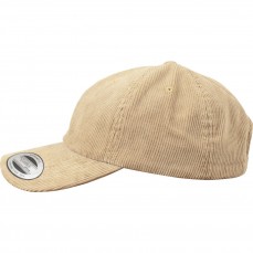 Low Profile Corduroy Dad Cap FLEXFIT 6245CD - 6 panelowe