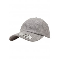 Low Profile Melton Wool Dad Cap FLEXFIT 6245MW - 6 panelowe