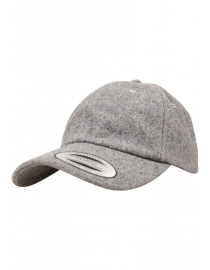 Low Profile Melton Wool Dad Cap FLEXFIT 6245MW - 6 panelowe