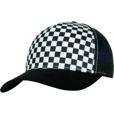 Checkerboard Retro Trucker FLEXFIT 6506CB - Sportowe