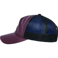 Leather Trucker Cap FLEXFIT 6606LT - 5 panelowe