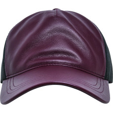 Leather Trucker Cap FLEXFIT 6606LT - 5 panelowe