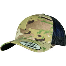 Retro Trucker Multicam Cap FLEXFIT 6606MC - Sportowe