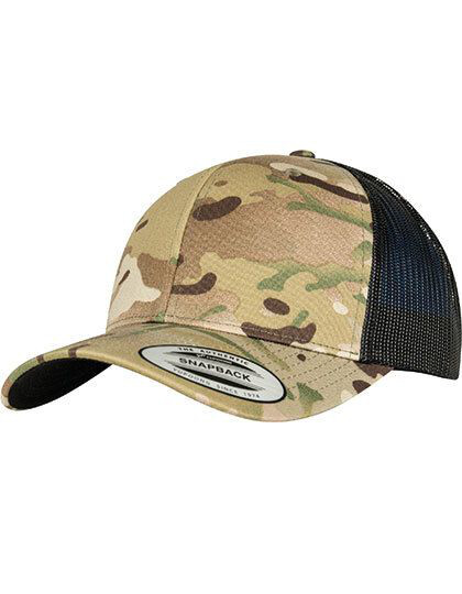 Retro Trucker Multicam Cap FLEXFIT 6606MC - Sportowe