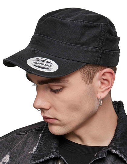 Adjustable Top Gun Destroyed Cap FLEXFIT 7077AD - Czapki