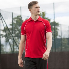 Men´s Piped Performance Polo Finden+Hales LV370 - Sportowe koszulki polo