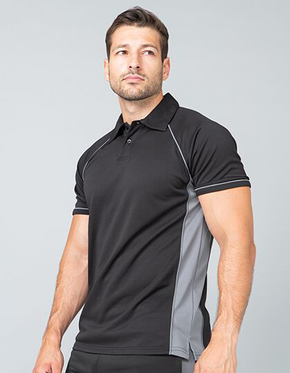 Men´s Piped Performance Polo Finden+Hales LV370 - Sportowe koszulki polo