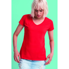 Ladies´ Iconic 150 V Neck T Fruit of the Loom 61-444-0 - Dekolt w kształcie V