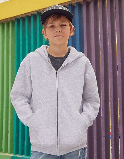 Kids´ Premium Hooded Sweat Jacket Fruit of the Loom 62-035-0 - Odzież sportowa