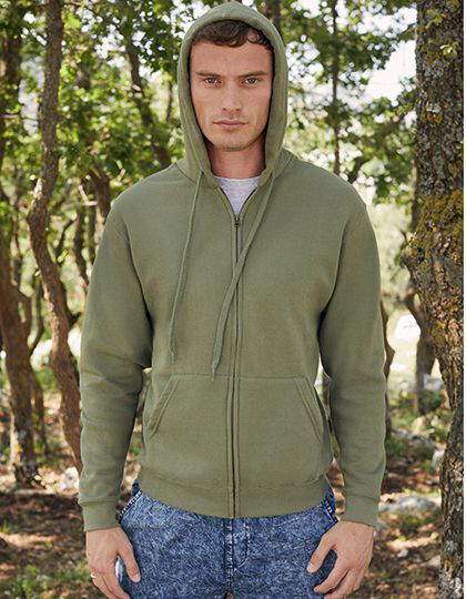 Classic Hooded Sweat Jacket Fruit of the Loom 62-062-0 - Tylko męskie