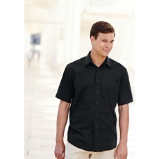 Men´s Short Sleeve Poplin Shirt Fruit of the Loom 65-116-0 - Koszule biznesowe