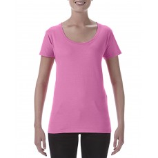 Gildan Softstyle® Ladies´ Deep Scoop T-Shirt Gildan 64550L - Okrągły dekolt