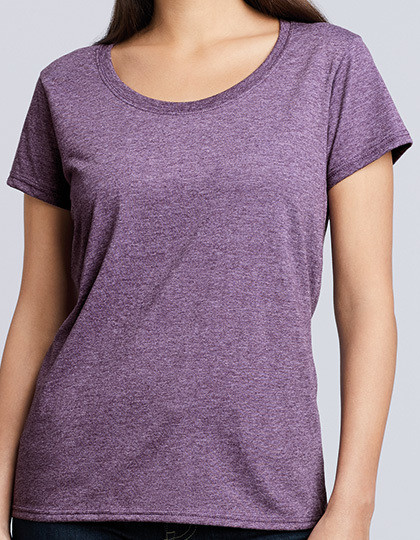 Gildan Softstyle® Ladies´ Deep Scoop T-Shirt Gildan 64550L - Okrągły dekolt