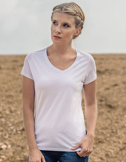 Women´s Luxury V-Neck Tees HRM 202 - Dekolt w kształcie V