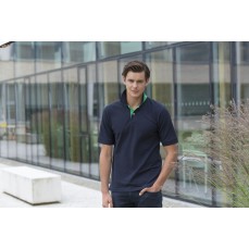 Męska koszulka polo Contrast Pique  65/35 Henbury H420 - Z krótkim rękawem