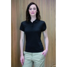 Ladies´ Slim Fit Stretch Polo Shirt + Wicking Finish Henbury H461 - Z krótkim rękawem