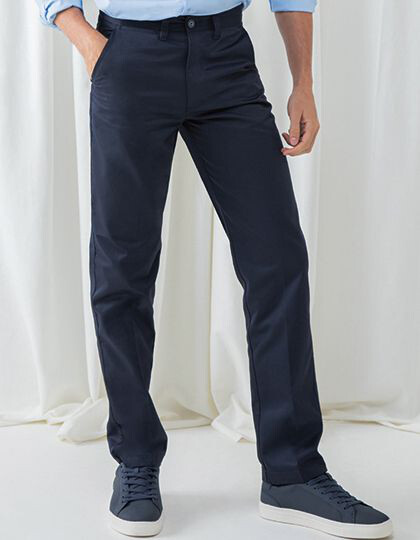 Men´s 65/35 Poly/Cotton Chino Henbury H640 - Spodnie eleganckie