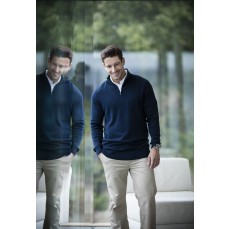 Men´s Quarter Zip Jumper Henbury H729 - Męskie