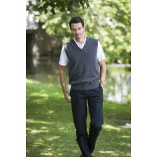 Lambswool V-Neck Sleeveless Jumper Henbury H731 - Bezrękawniki