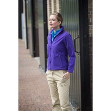 Ladies´ Microfleece Jacket Henbury H851 - Na zamek