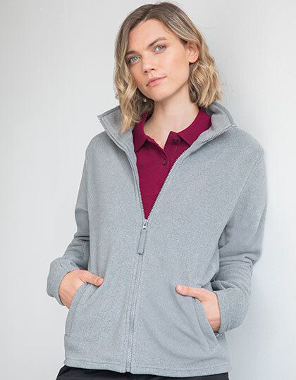 Ladies´ Microfleece Jacket Henbury H851 - Na zamek