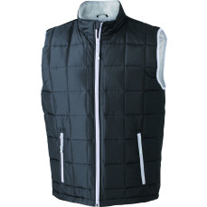 Men´s Padded Light Weight Vest James&Nicholson JN 1037 - Pikowane