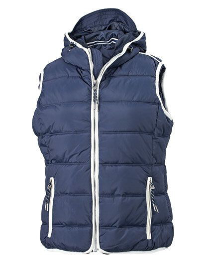 Ladies´ Maritime Vest James&Nicholson JN1075 - Pikowane