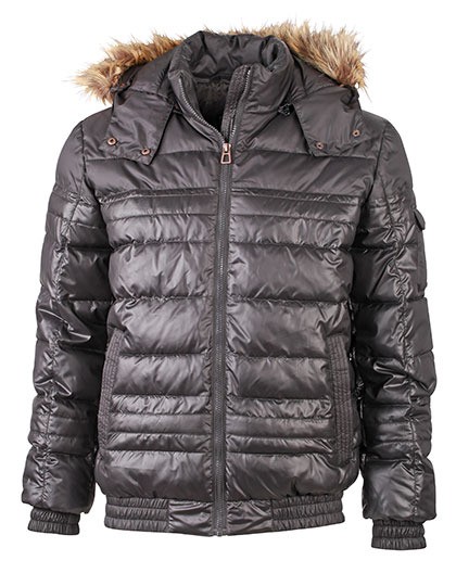 Mens Padded Winter Jacket James+Nicholson JN1084 - Zimowe