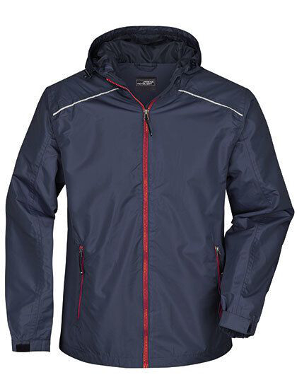 Men´s Rain Jacket James&Nicholson JN1118 - Wodoodporne