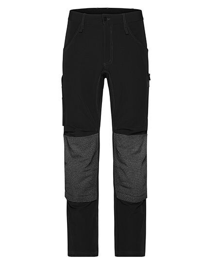 Workwear Pants 4-Way Stretch Slim Line James&Nicholson JN1813 - Spodnie