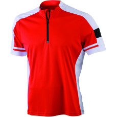 Men´s Bike-T Half Zip James&Nicholson JN 452 - Odzież rowerowa