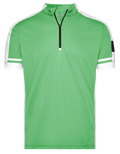 Men´s Bike-T Half Zip James&Nicholson JN 452 - Odzież rowerowa