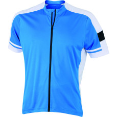 Men´s Bike-T Full Zip James&Nicholson JN 454 - Odzież rowerowa