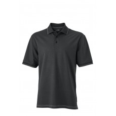 Men´s Elastic Polo James&Nicholson JN 569 - Z krótkim rękawem