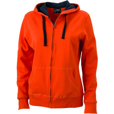 Ladies´ Hooded Jacket James&Nicholson JN 594 - Tylko damskie