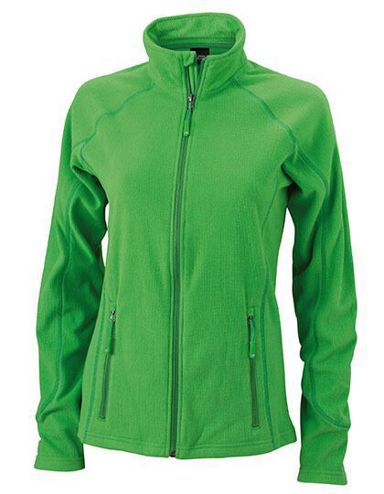 Ladies´ Structure Fleece Jacket James&Nicholson JN 596 - Na zamek