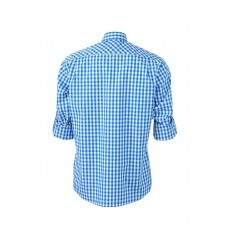 Men´s Traditional Shirt James&Nicholson JN638 - Z długim rękawem