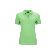 Ladies´ Elastic Polo Piqué James&Nicholson JN709 - Z krótkim rękawem