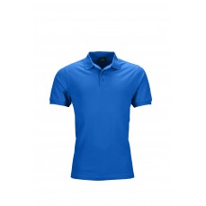 Men´s Elastic Polo Piqué James&Nicholson JN710 - Z krótkim rękawem