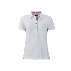 Ladies´ Traditional Polo James&Nicholson JN715 - 100% bawełna