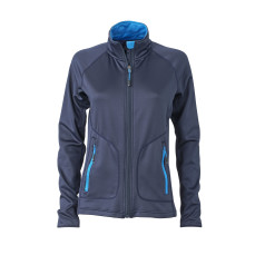 Ladies´ Stretchfleece Jacket James&Nicholson JN763 - Na zamek