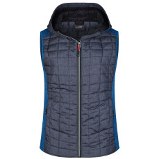 Ladies´ Knitted Hybrid Vest James&Nicholson JN767 - Kamizelki