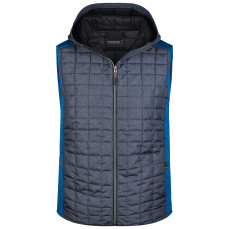 Men´s Knitted Hybrid Vest James&Nicholson JN768 - Kamizelki