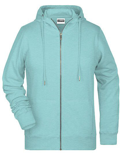 Ladies´ Zip-Hoody James&Nicholson 8025 - Na zamek / guziki