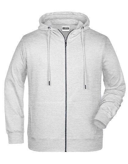 Men´s Zip-Hoody James&Nicholson 8026 - Na zamek / guziki