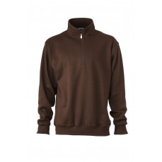 Workwear Half Zip Sweat James&Nicholson JN831 - Tylko męskie