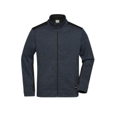 Men´s Knitted Workwear Fleece Jacket -STRONG- James&Nicholson JN862 - Kurtki