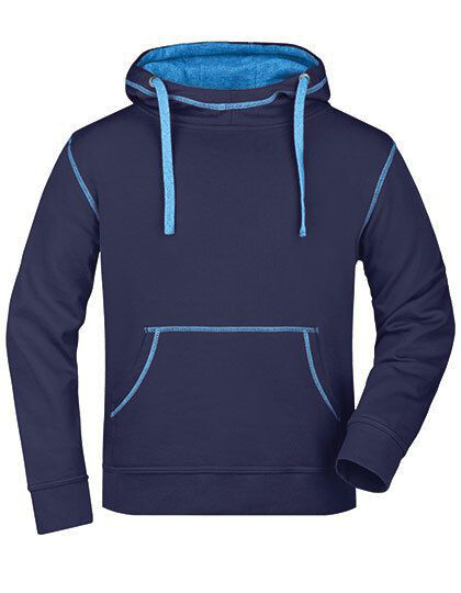 Men´s Lifestyle Hoody James&Nicholson JN 961 - Z kapturem