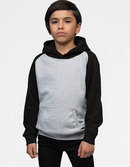 Kids Baseball Hoodie Just Hoods JH009J - Z kapturem