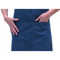 Bib Apron Jeans-Style With Pocket Karlowsky LS 22 - Fartuchy